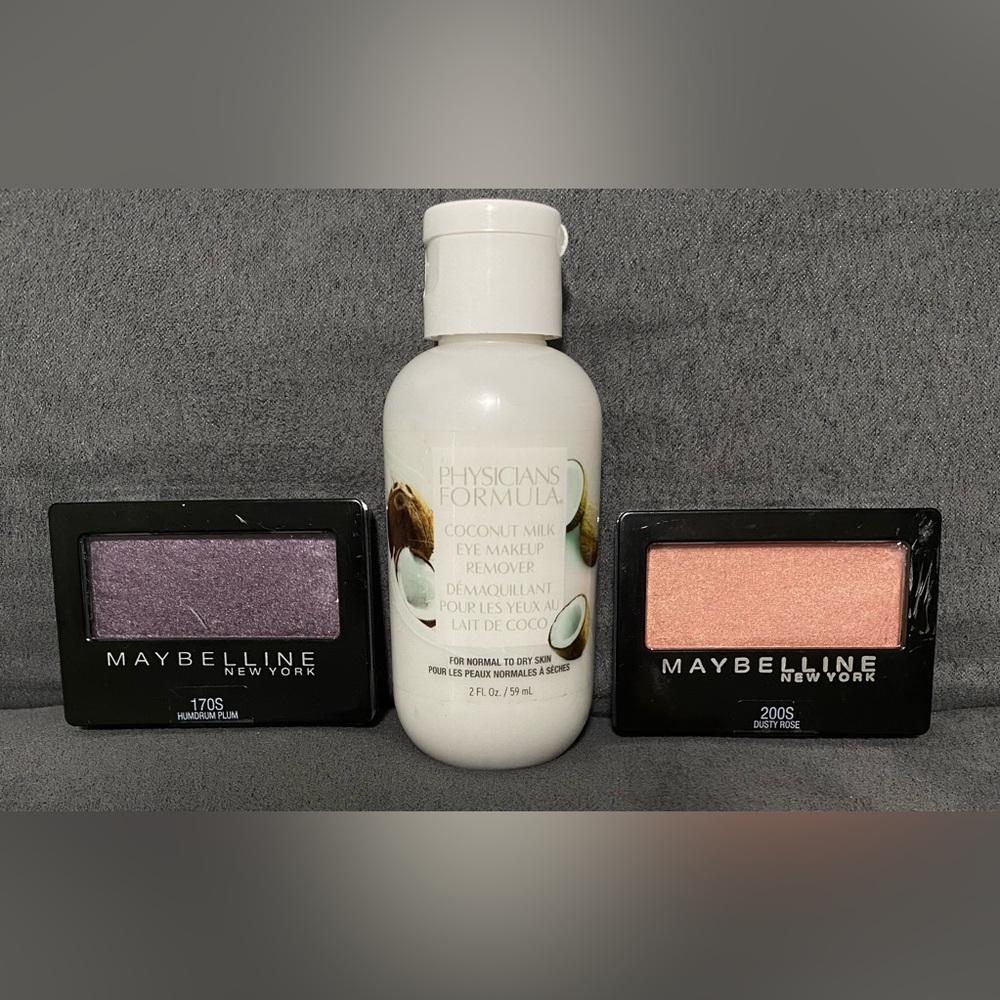 Maybelline Eyeshadow Set & Physicians Formula Coconut Milk Eye Makeup Remover